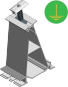 Alu rear foot ValkPro+ L10° middle