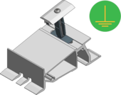 Alu front foot ValkPro+ P/L10° middle