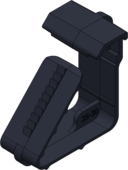 Plastic drainage clip