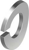 Spring lock washers, type A, curved