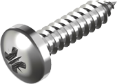 Pan head tap. screws (DIN 7981)