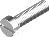 Zylinderschrauben mit Schlitz