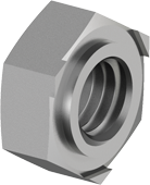 Hexagon weld nuts