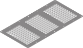 Vent plates, mirror polished