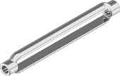 Turnbuckle sleeves, open body