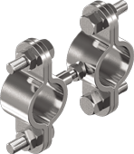 Tube Clamp, Spaced