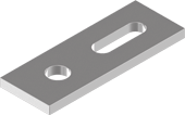Adapter plates for hanger bolts M12