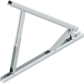 Elevations for solar systems, adjustable 20-40°